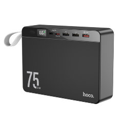 Power Bank Hoco J94 Overlord 22.5W fully compatible (75000mAh) - Black