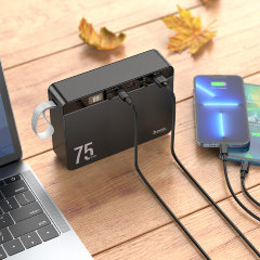 Power Bank Hoco J94 Overlord 22.5W fully compatible (75000mAh) - Black